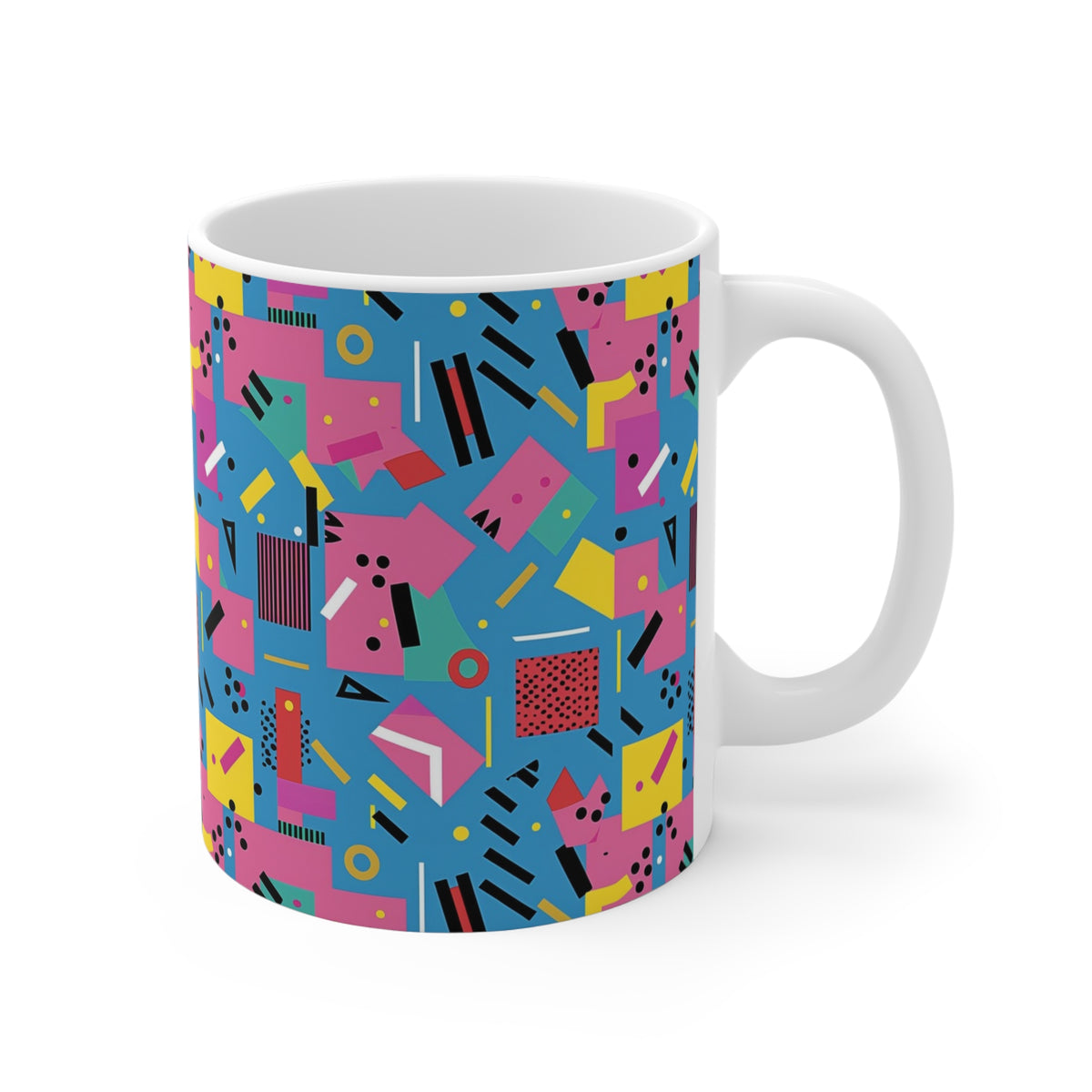 90s Retro Coffee Mug - Full Wrap Design 519