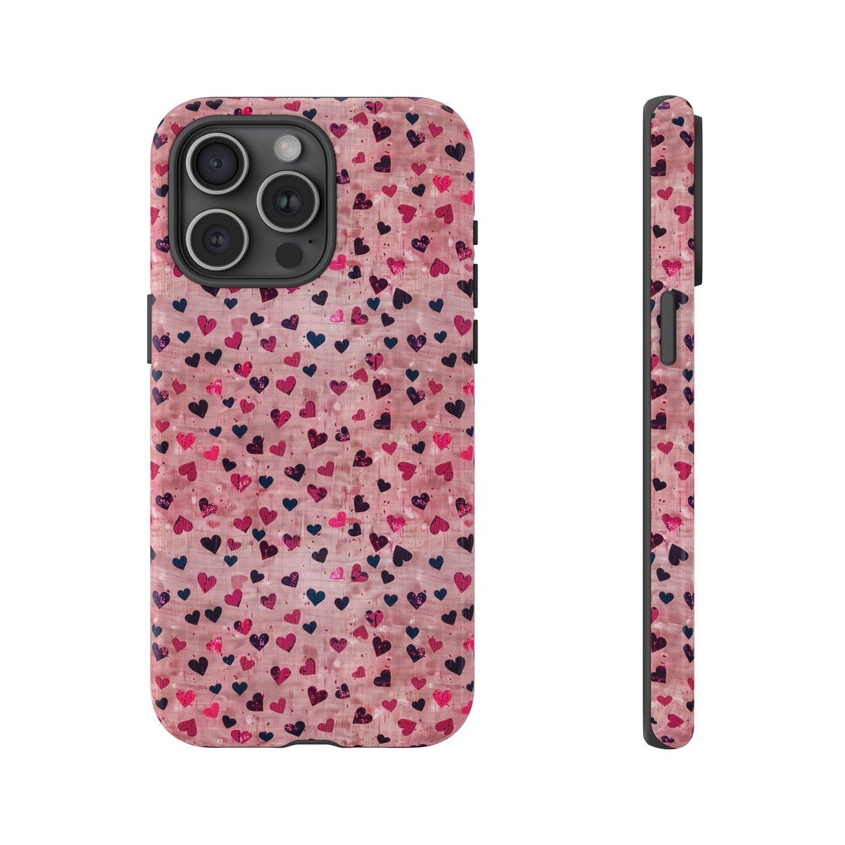 Heart Pattern Phone Case – Stylish & Loving Design for Your Device 229