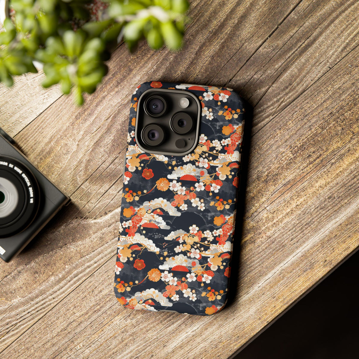 Japanese Pattern Phone Case – Elegant & Timeless Design for Your Phone 108