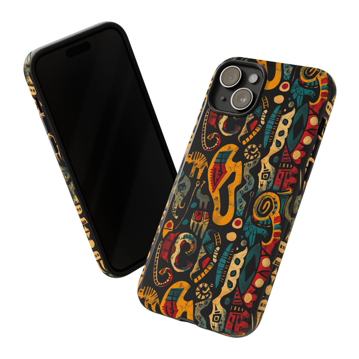 Stylish African Pattern Phone Case – Unique and Vibrant Protection 153