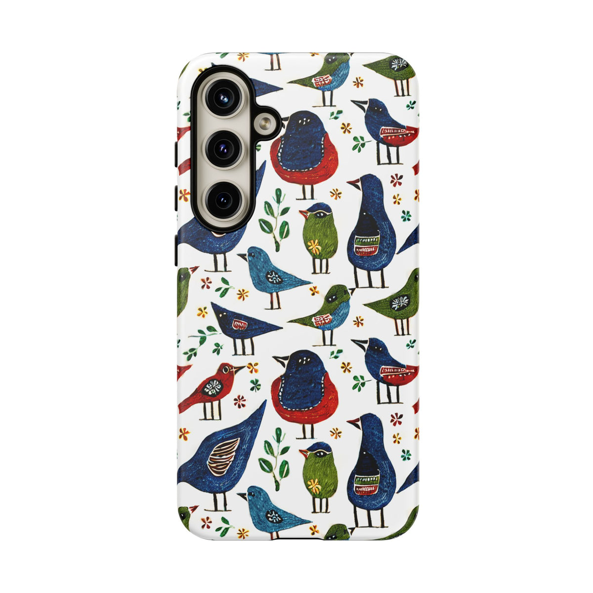 Birds Seamless Pattern Phone Case – Elegant and Timeless Avian Design 12