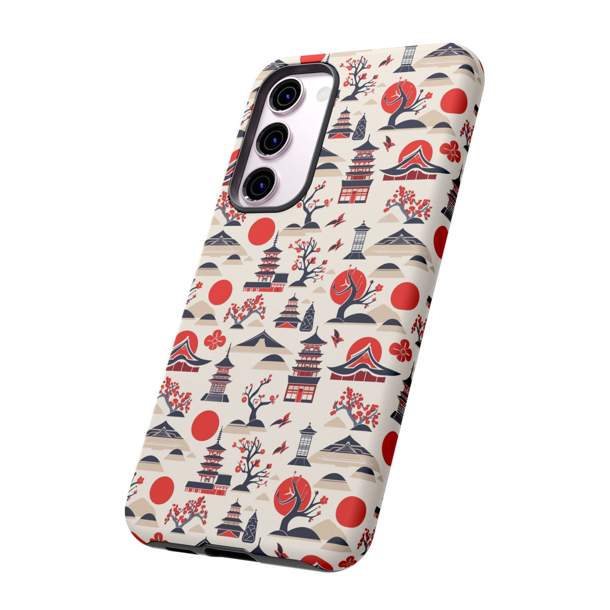 Japanese Pattern Phone Case – Elegant & Timeless Design for Your Phone 013