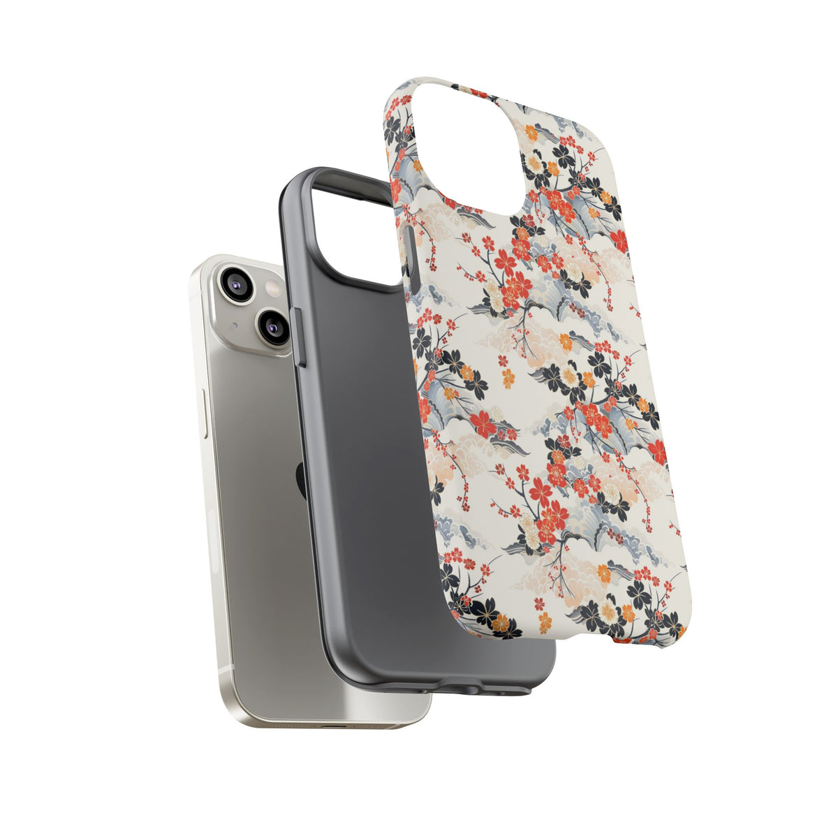 Japanese Pattern Phone Case – Elegant & Timeless Design for Your Phone 302