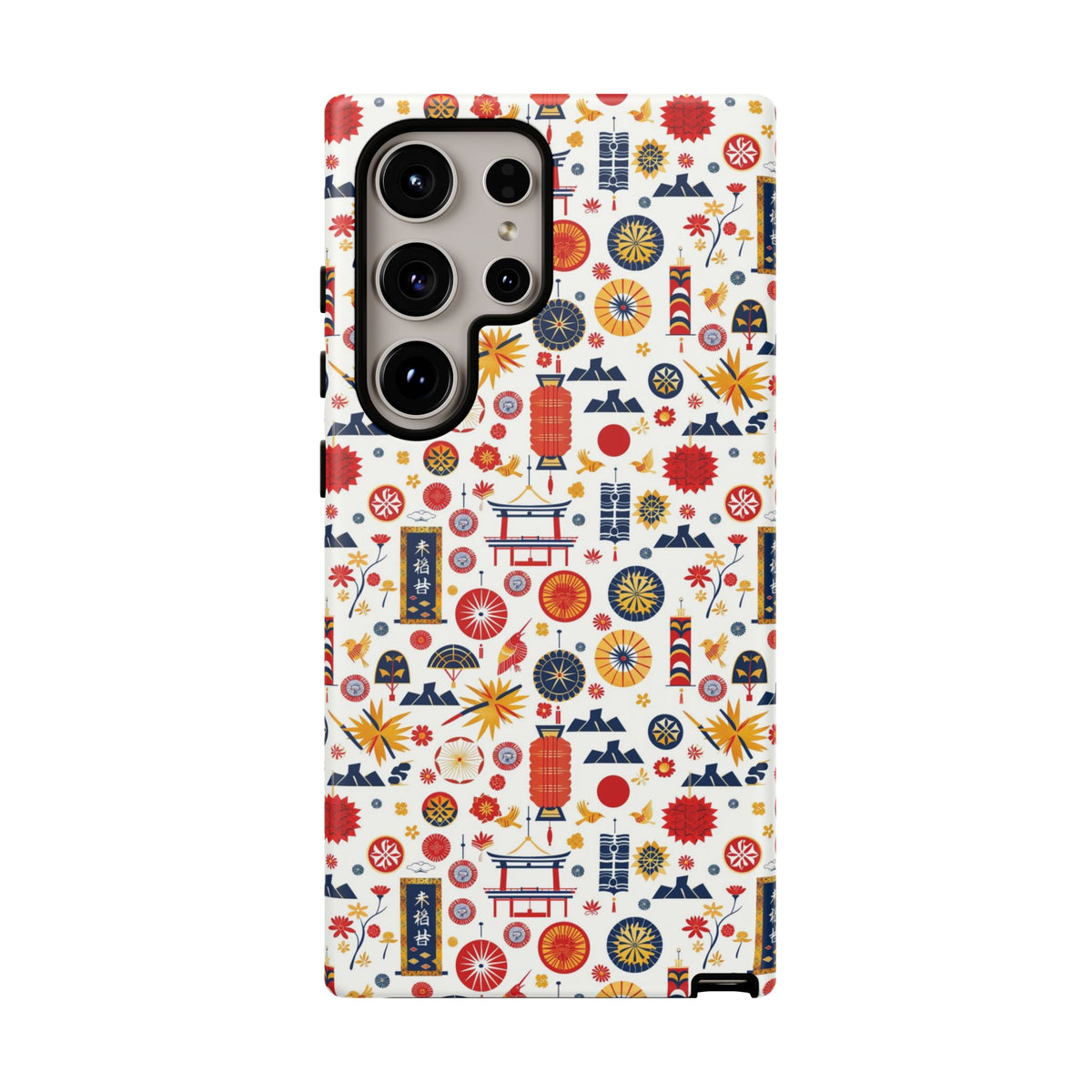 Japanese Pattern Phone Case – Elegant & Timeless Design for Your Phone 118