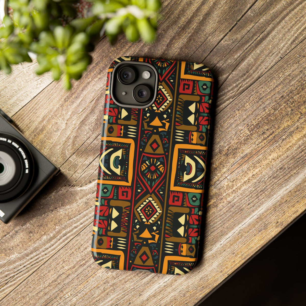 Stylish African Pattern Phone Case – Unique and Vibrant Protection 164