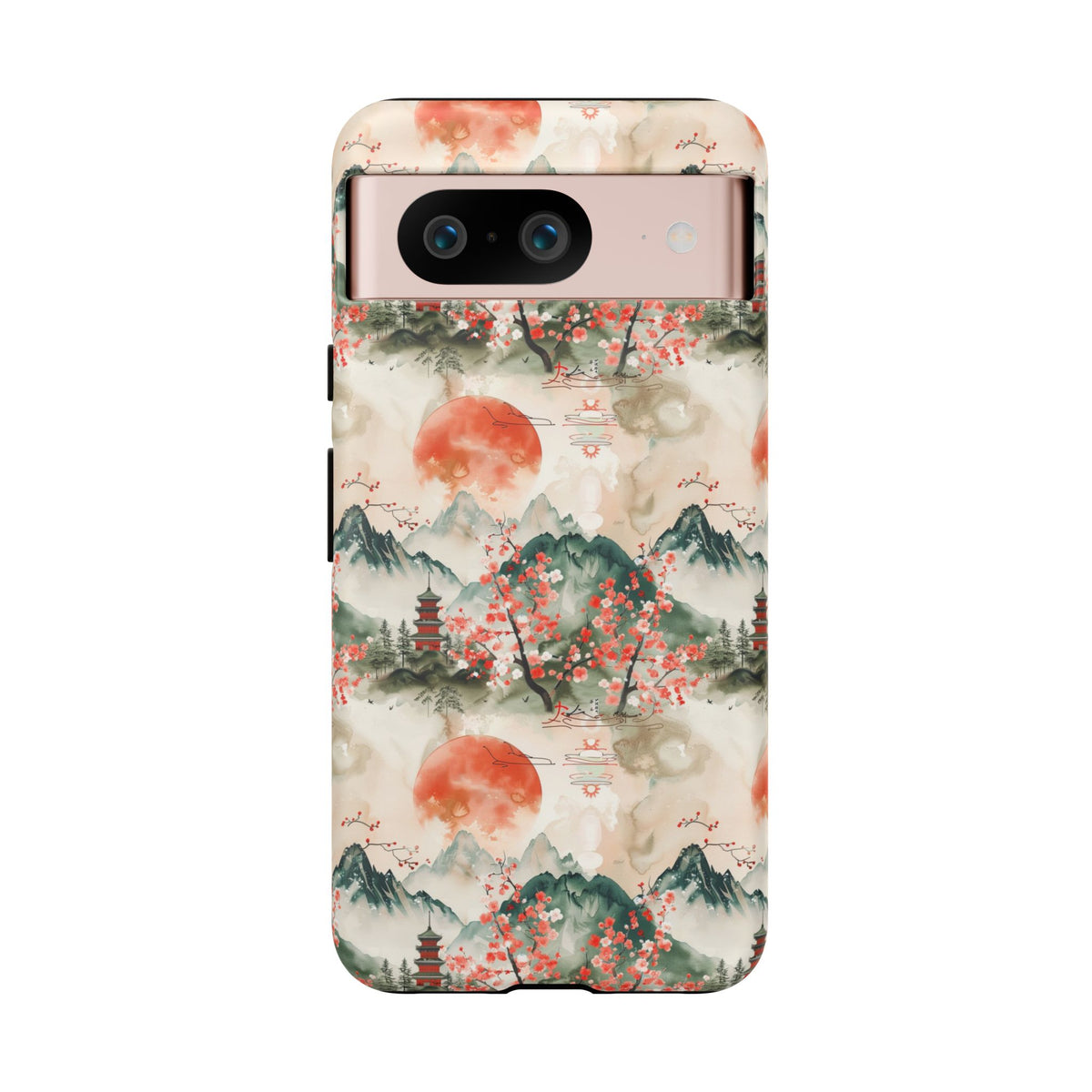 Japanese Pattern Phone Case – Elegant & Timeless Design for Your Phone 057