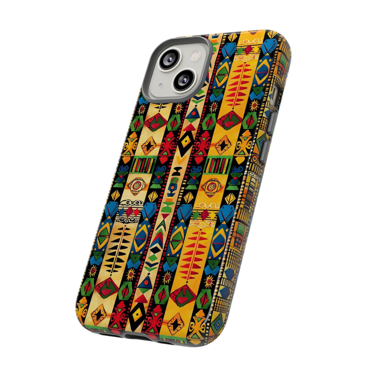 Stylish African Pattern Phone Case – Unique and Vibrant Protection 163