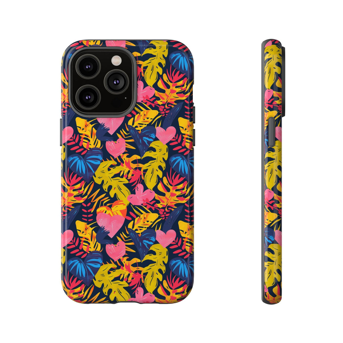 Heart Pattern Phone Case – Stylish & Loving Design for Your Device 360