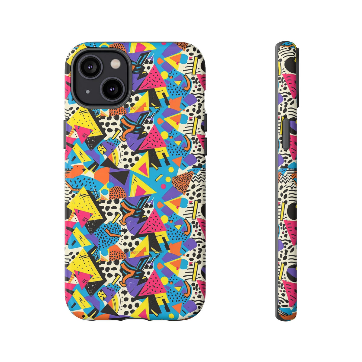 90s Themed Seamless Pattern Phone Case – Embrace Retro Style and Protection 231