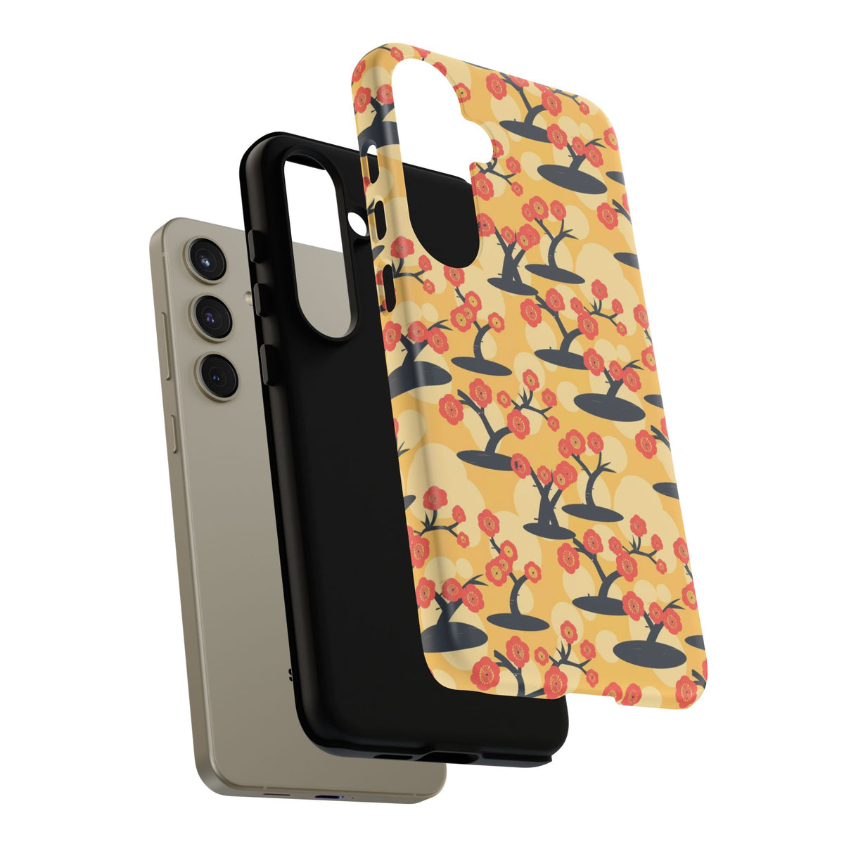 Japanese Pattern Phone Case – Elegant & Timeless Design for Your Phone 044