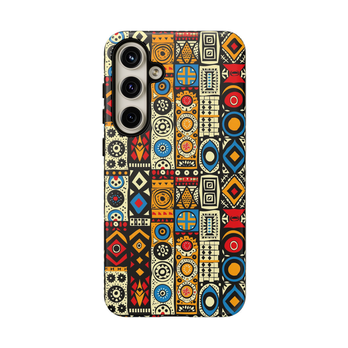 Stylish African Pattern Phone Case – Unique and Vibrant Protection 206