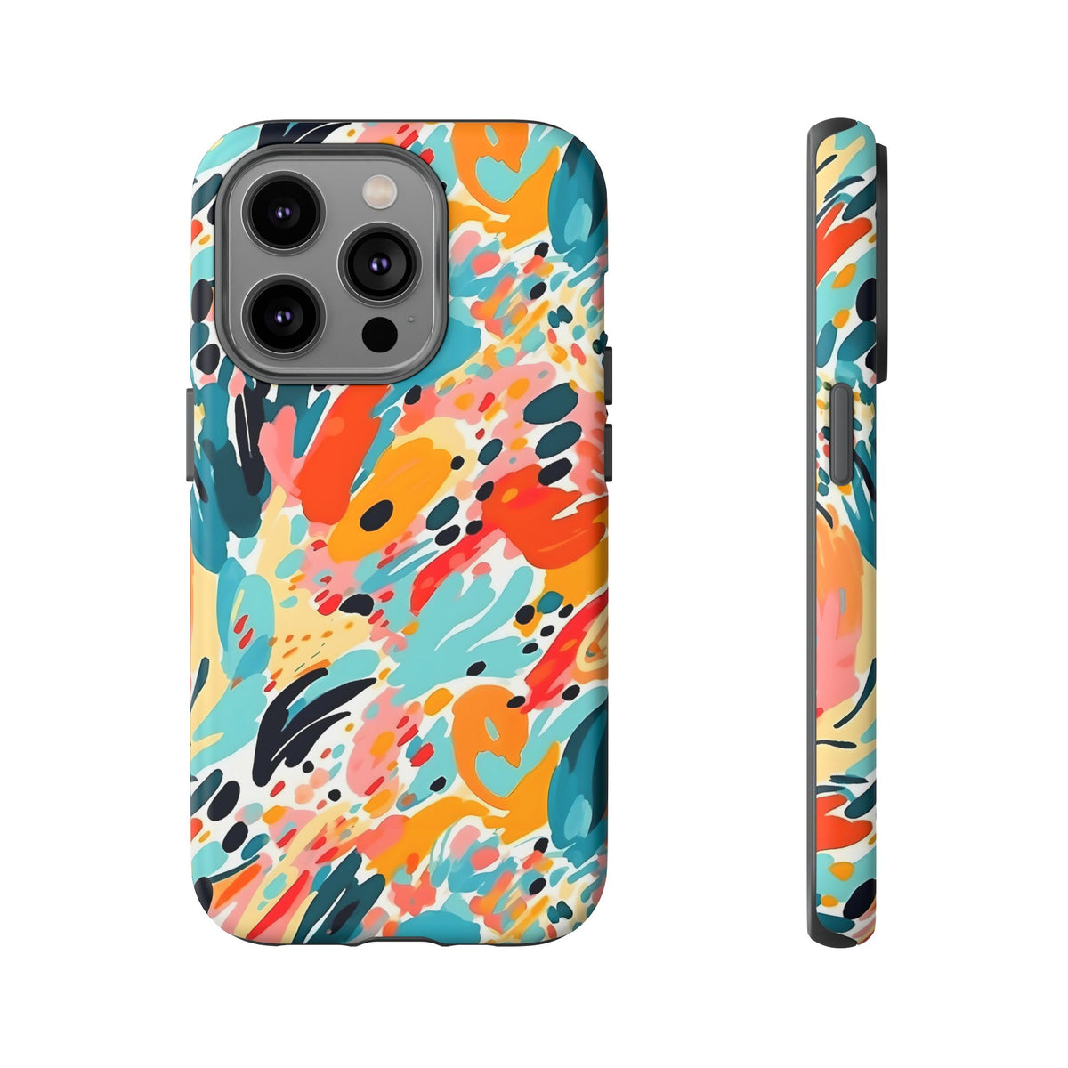 Abstract Painting Design Phone Case – Modern Art-Inspired Phone Cover 7