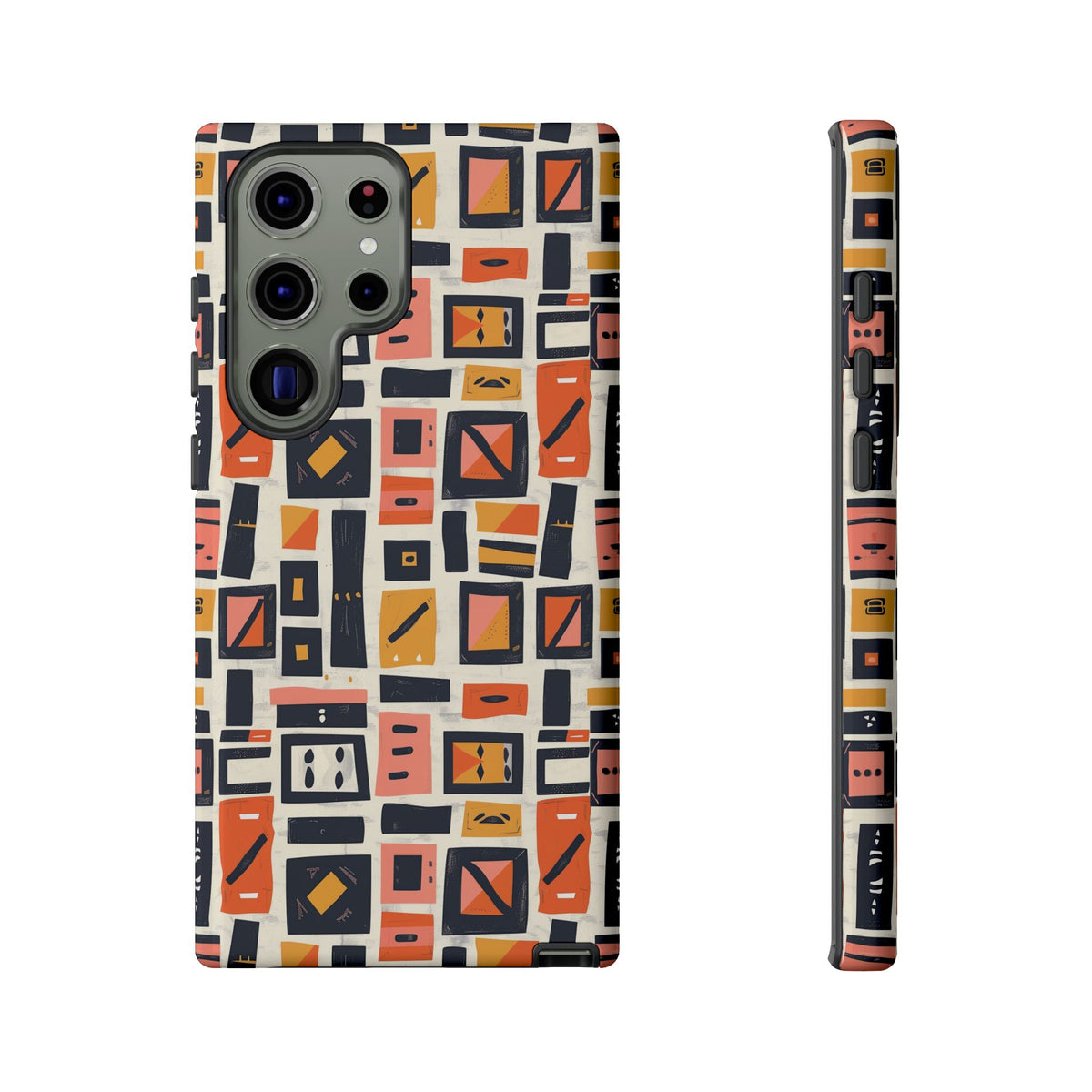 Stylish African Pattern Phone Case – Unique and Vibrant Protection 087