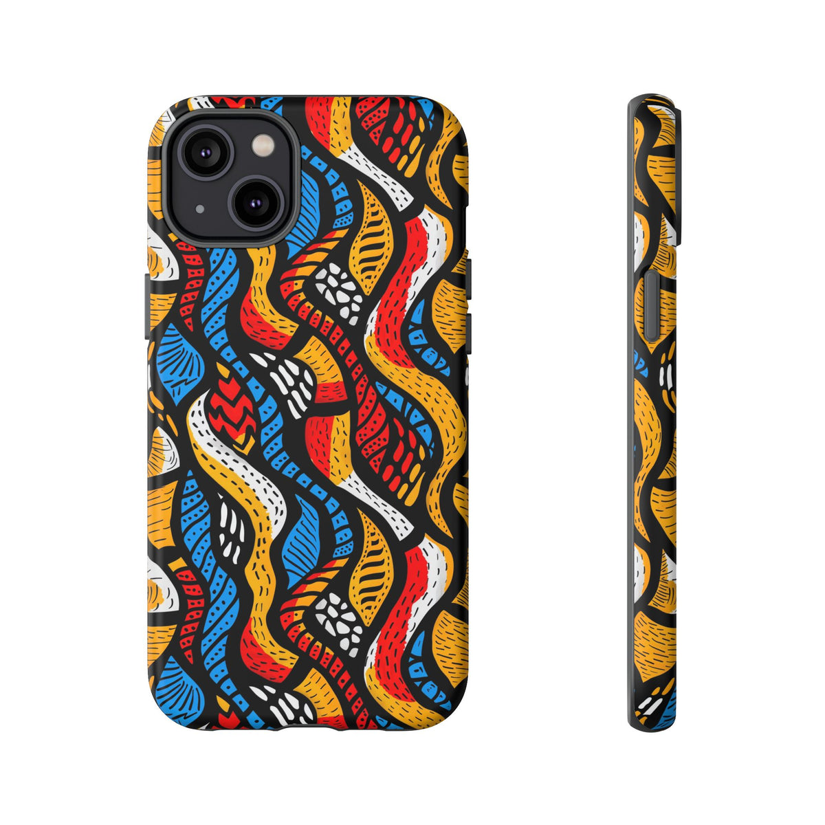 Stylish African Pattern Phone Case – Unique and Vibrant Protection 155