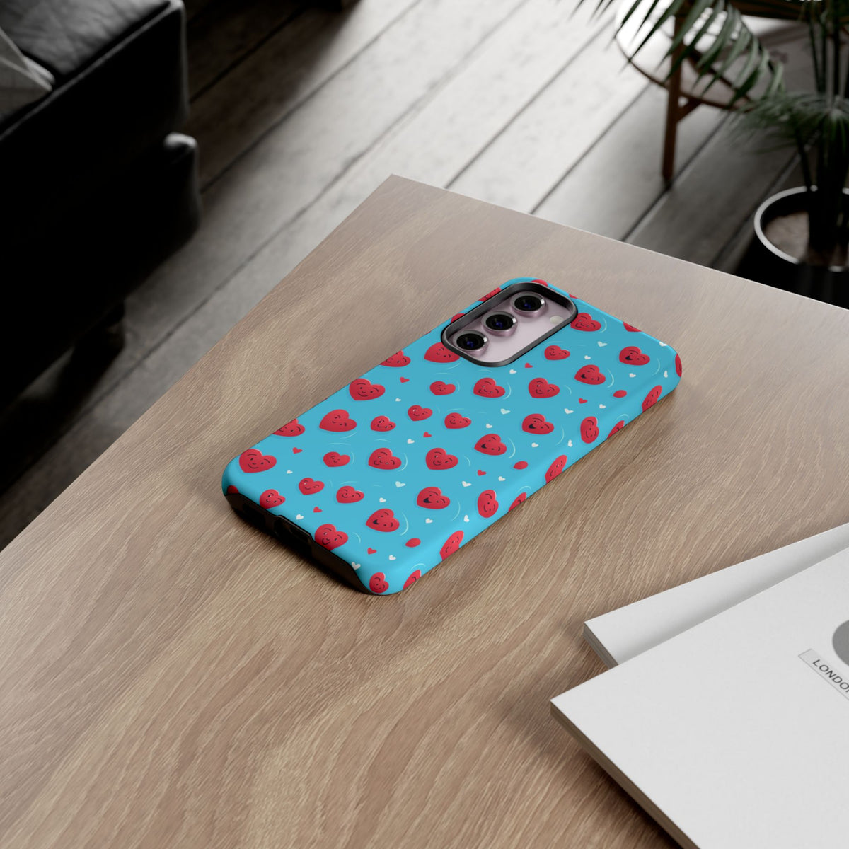 Heart Pattern Phone Case – Stylish & Loving Design for Your Device 811