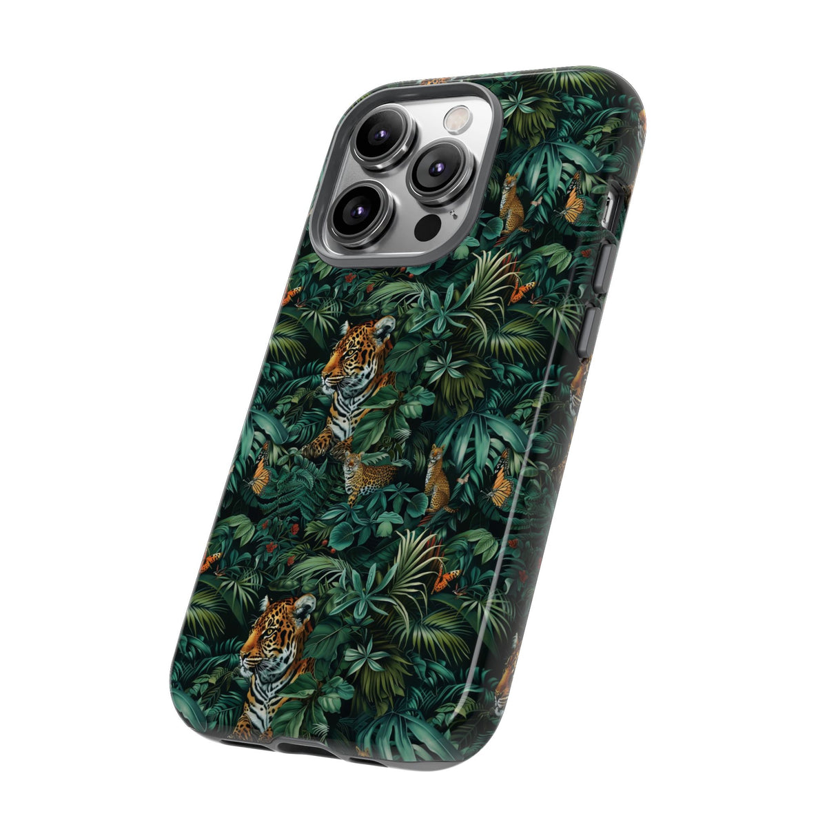 Jungle Pattern Phone Case – Exotic & Lush Design for Your Phone 326