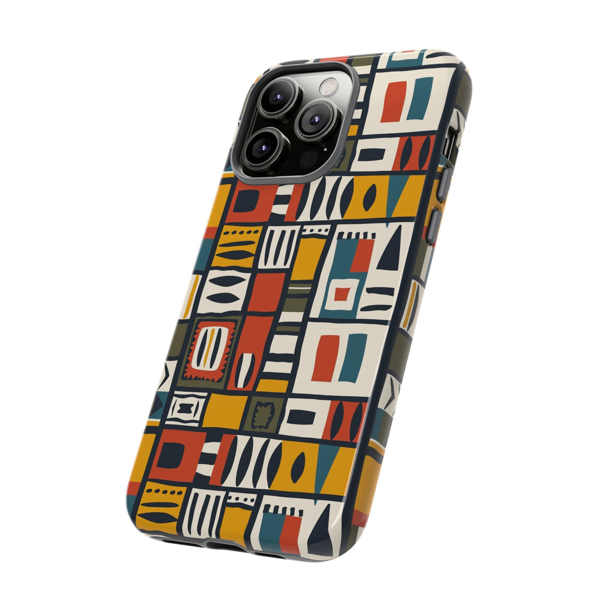 Stylish African Pattern Phone Case – Unique and Vibrant Protection 013