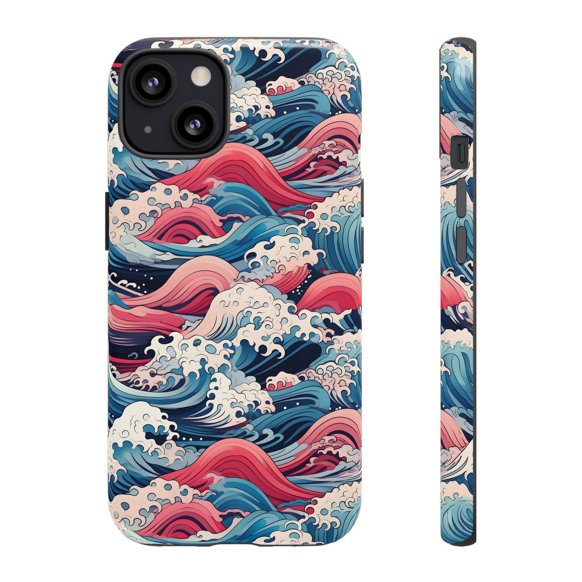 Japanese Waves Phone Case – Embrace Timeless Elegance with Classic Design 3