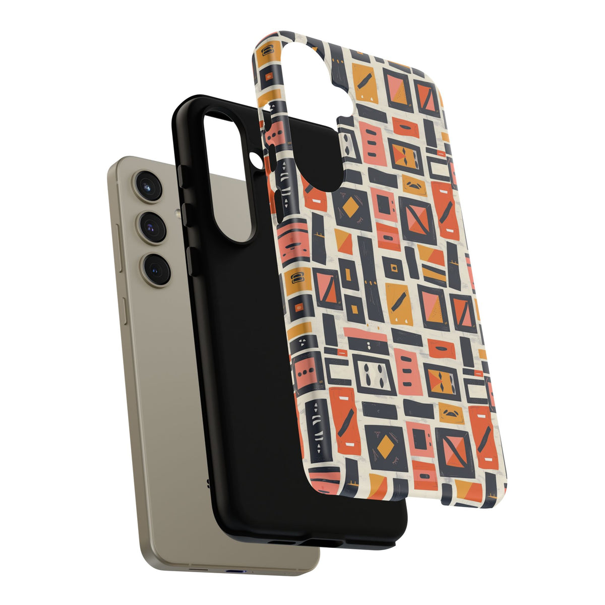 Stylish African Pattern Phone Case – Unique and Vibrant Protection 087