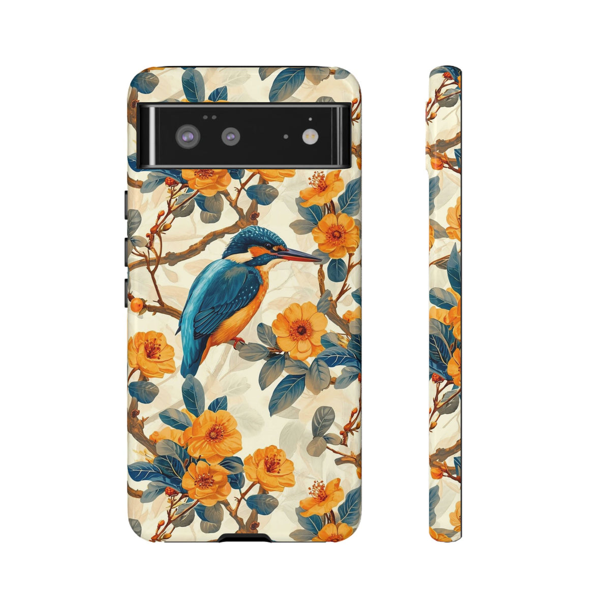 Birds Seamless Pattern Phone Case – Elegant and Timeless Avian Design