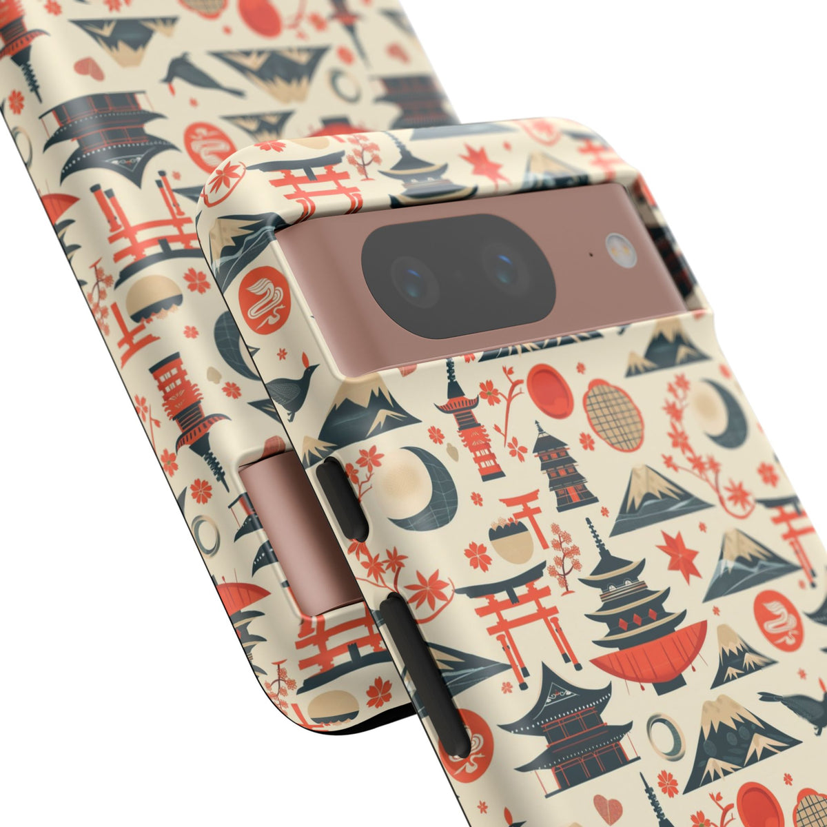 Japanese Pattern Phone Case – Elegant & Timeless Design for Your Phone 140