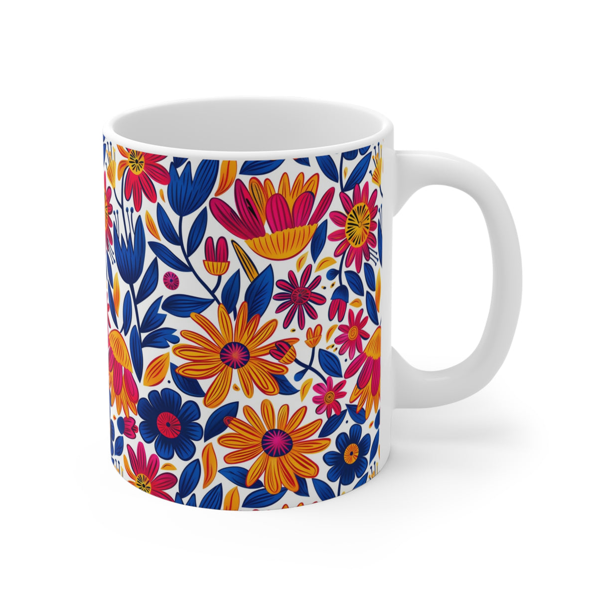 Groove Floral Bohemian Coffee Mug – Perfect for Free Spirits  (13)