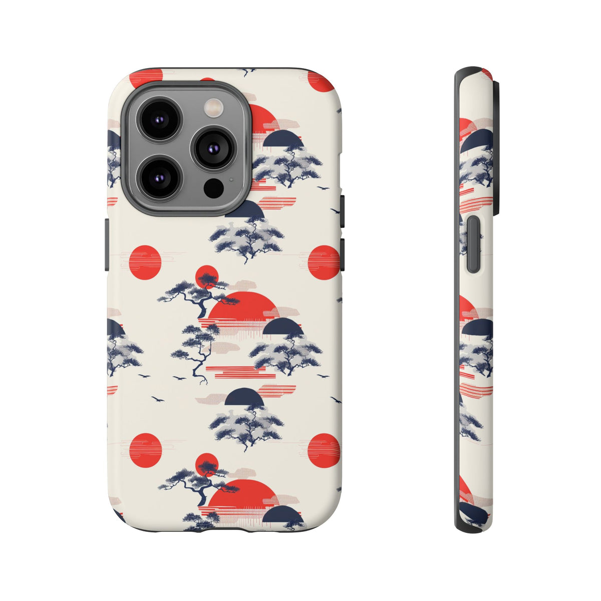 Japanese Pattern Phone Case – Elegant & Timeless Design for Your Phone 047