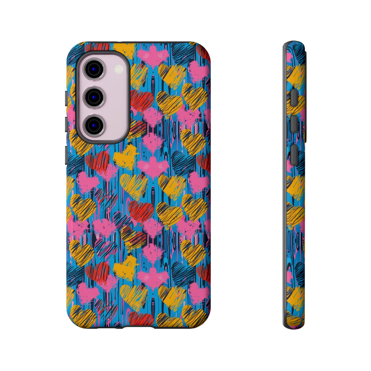 Heart Pattern Phone Case – Stylish & Loving Design for Your Device 262