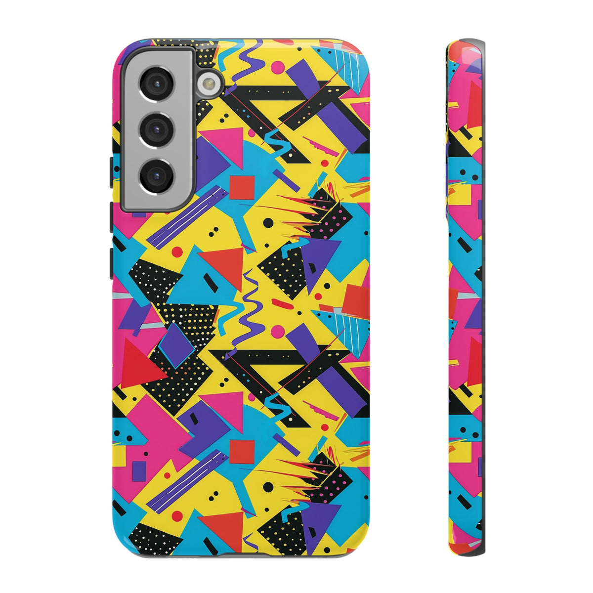 90s Themed Seamless Pattern Phone Case – Embrace Retro Style and Protection 223