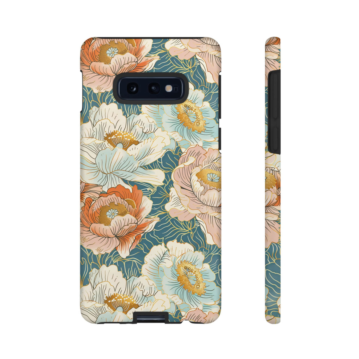 Japanese Blossom Asian Floral Design Phone Case – Elegant Floral Phone Cover 3