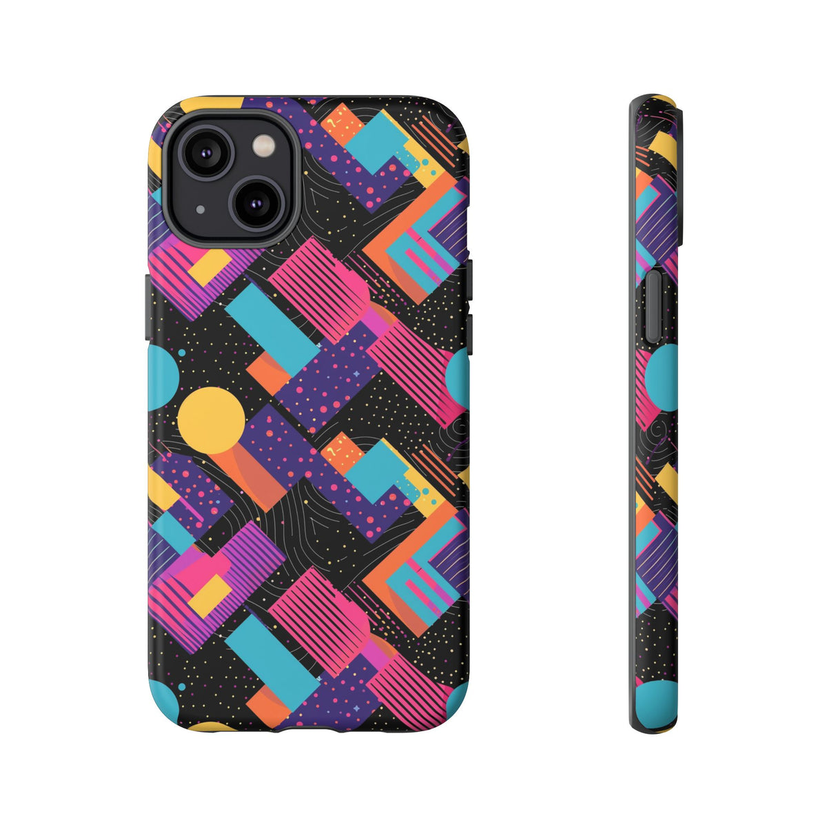 Retro 80s Seamless Phone Case – Vintage Style Meets Modern Protection 088