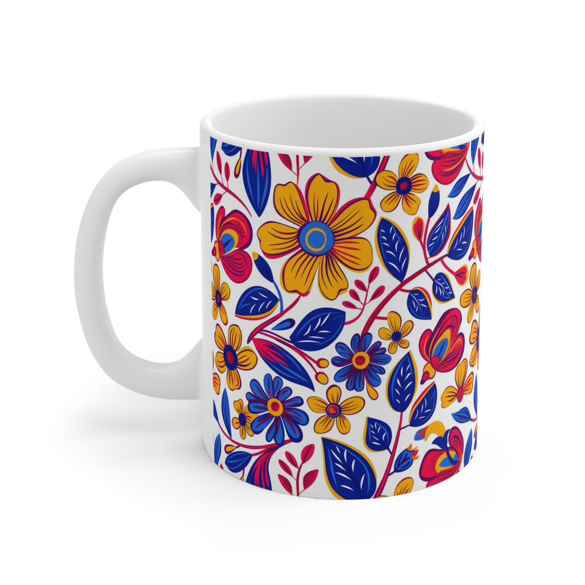 Groove Floral Bohemian Coffee Mug – Perfect for Free Spirits  (16)