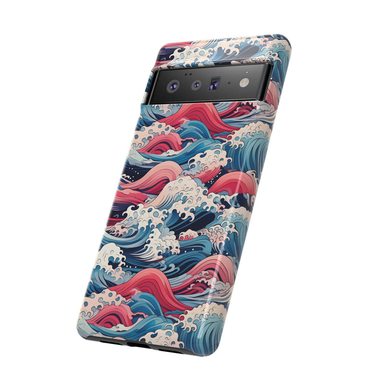 Japanese Waves Phone Case – Embrace Timeless Elegance with Classic Design 3