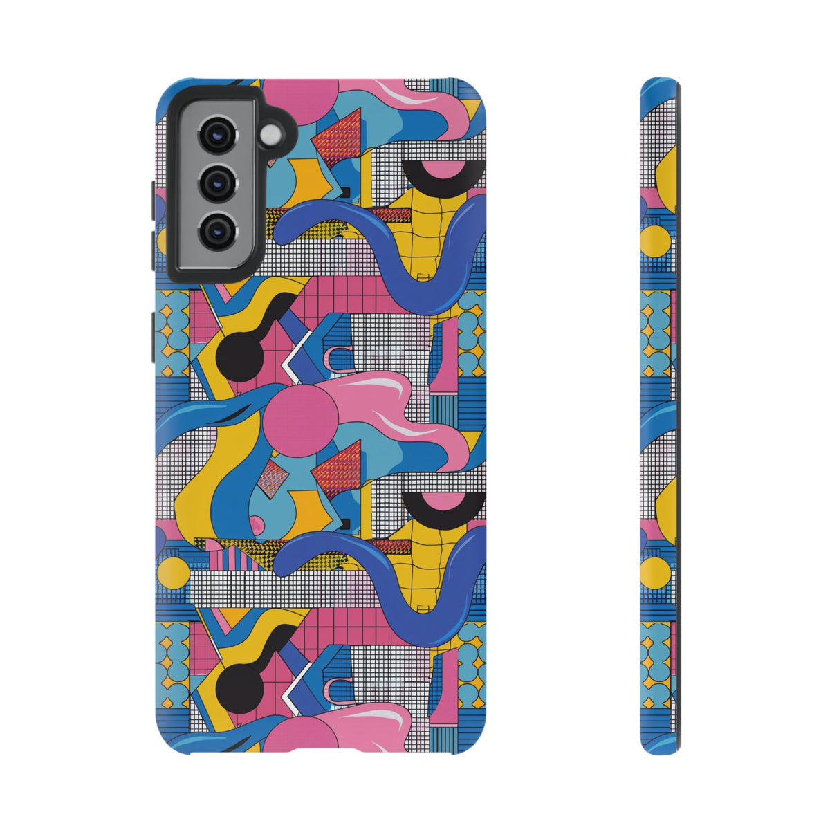 90s Themed Seamless Pattern Phone Case – Embrace Retro Style and Protection 224