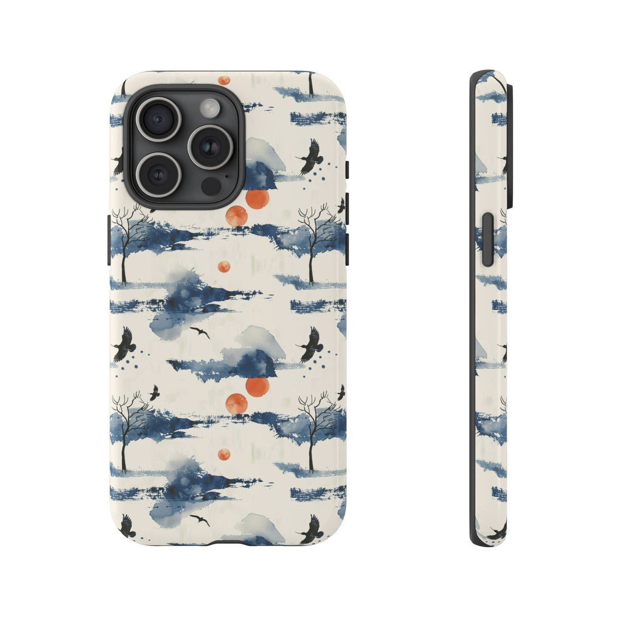 Japanese Pattern Phone Case – Elegant & Timeless Design for Your Phone 030