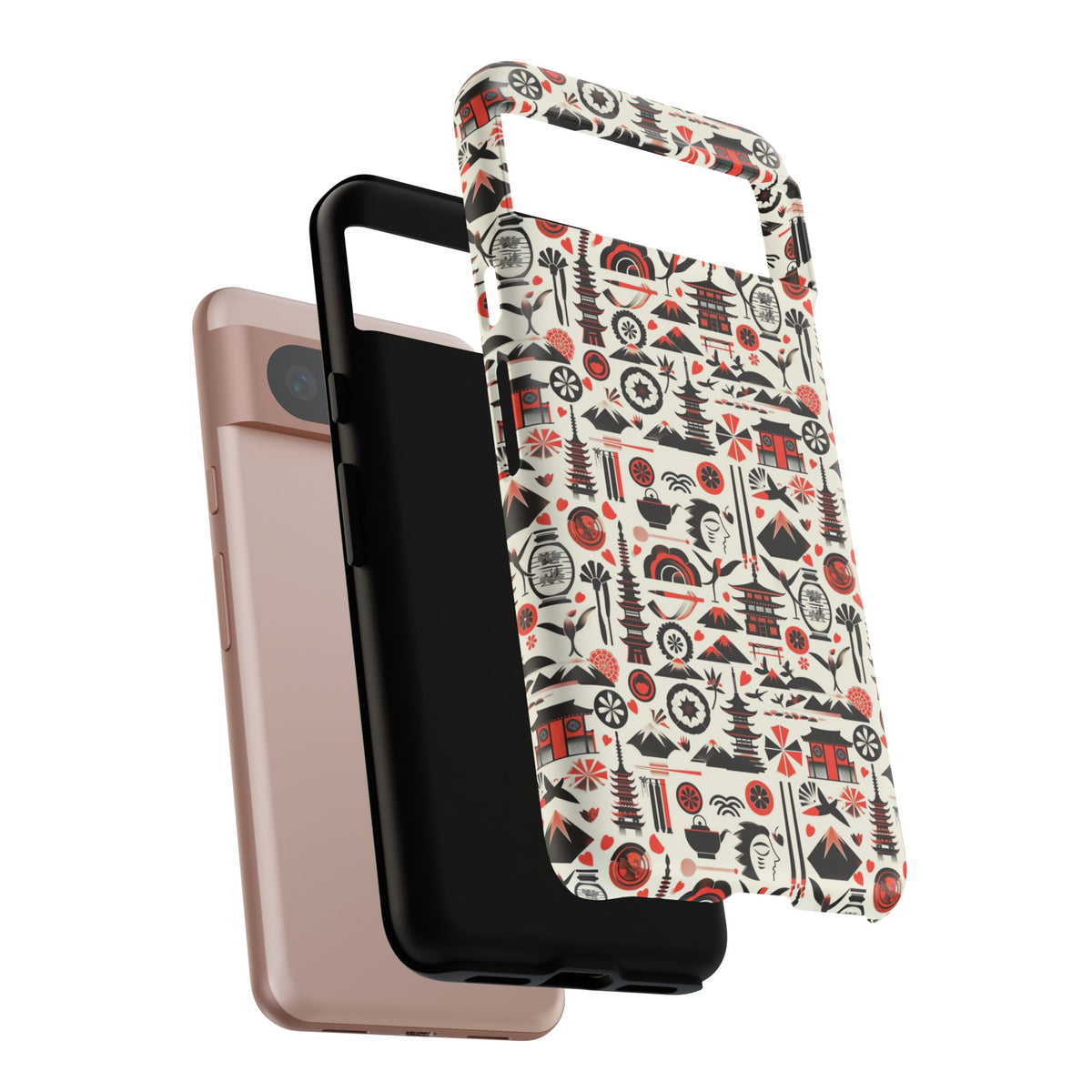 Japanese Pattern Phone Case – Elegant & Timeless Design for Your Phone 006