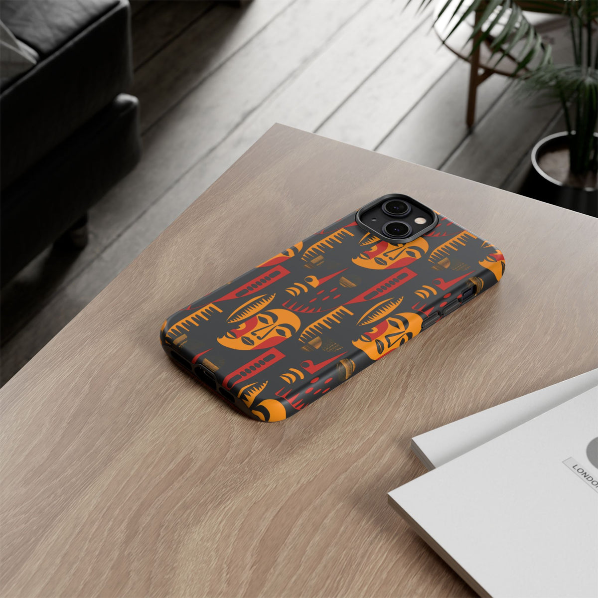 Stylish African Pattern Phone Case – Unique and Vibrant Protection 203