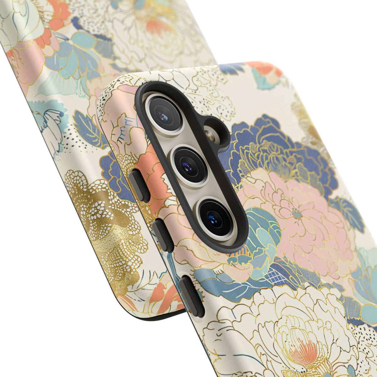 Japanese Blossom Asian Floral Design Phone Case – Elegant Floral Phone Cover 4