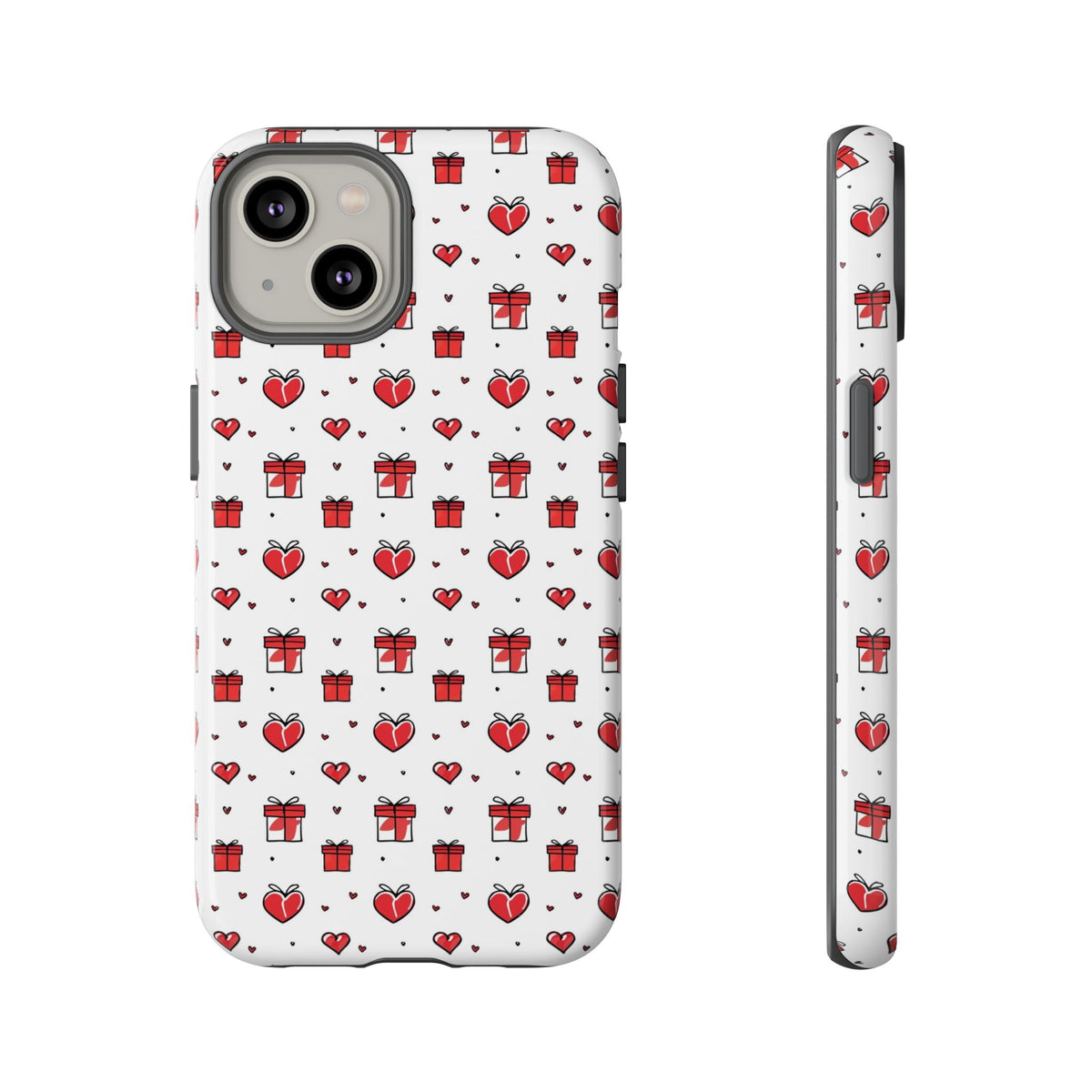 Heart Pattern Phone Case – Stylish & Loving Design for Your Device 234