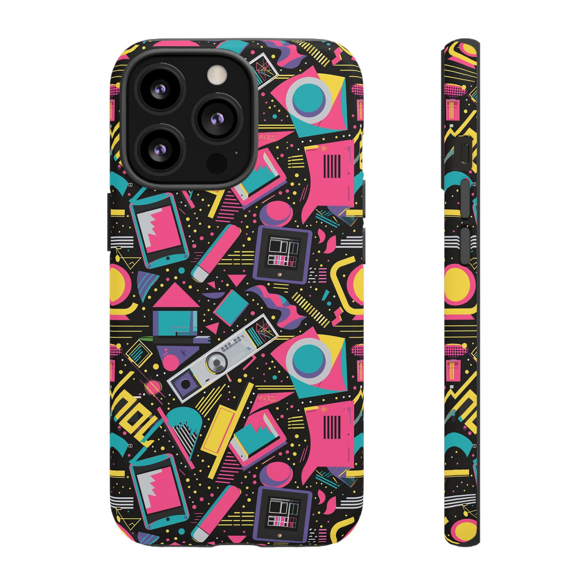 Retro 80s Seamless Phone Case – Vintage Style Meets Modern Protection 192