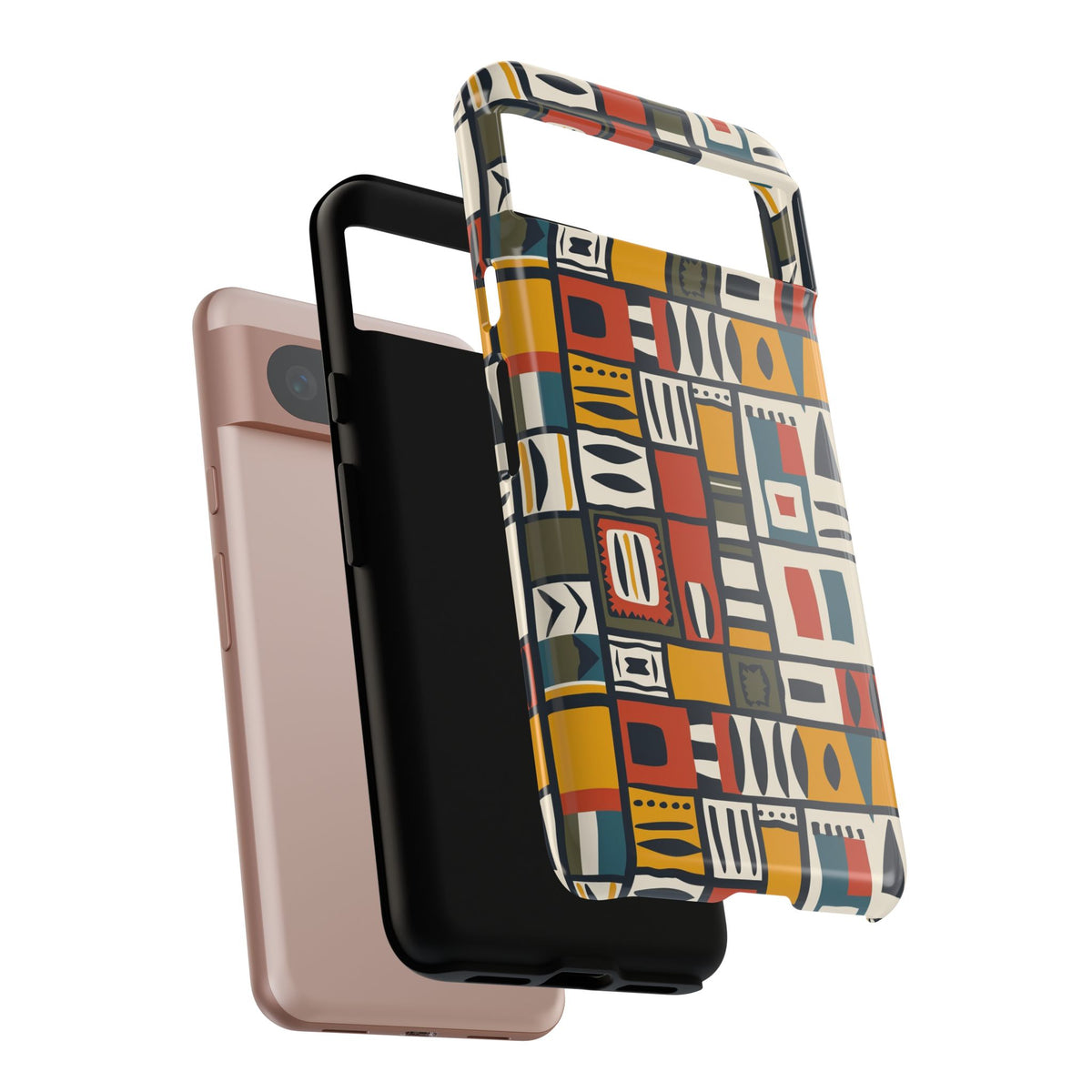 Stylish African Pattern Phone Case – Unique and Vibrant Protection 013