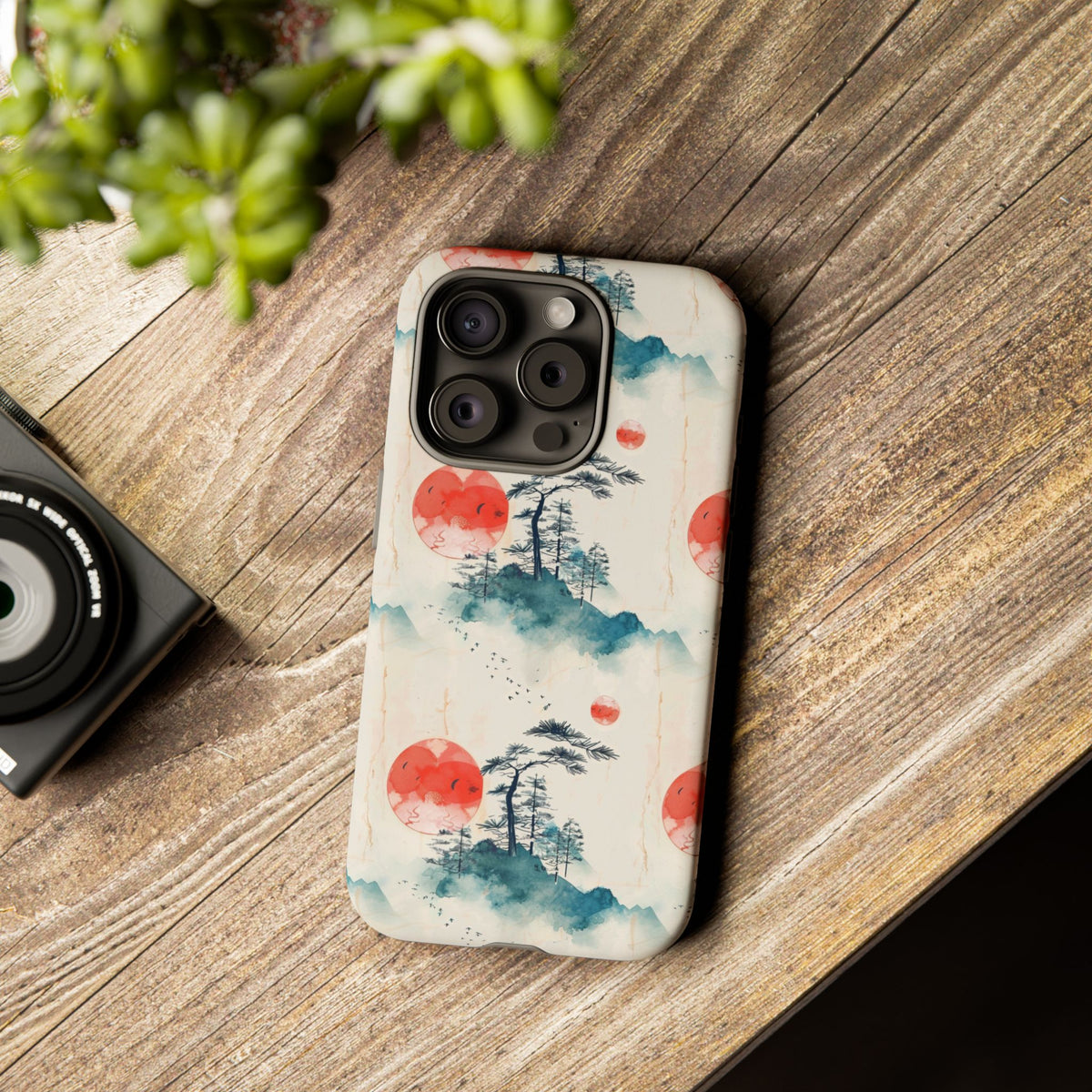 Japanese Pattern Phone Case – Elegant & Timeless Design for Your Phone 055