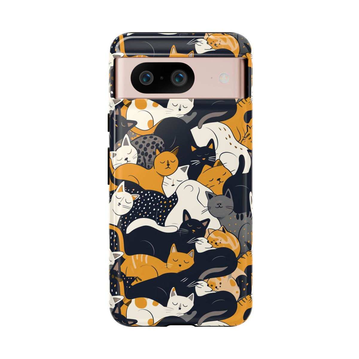 Seamless Cat Pattern Design Phone Case – Playful and Stylish Cat-Themed Phone Cover 2