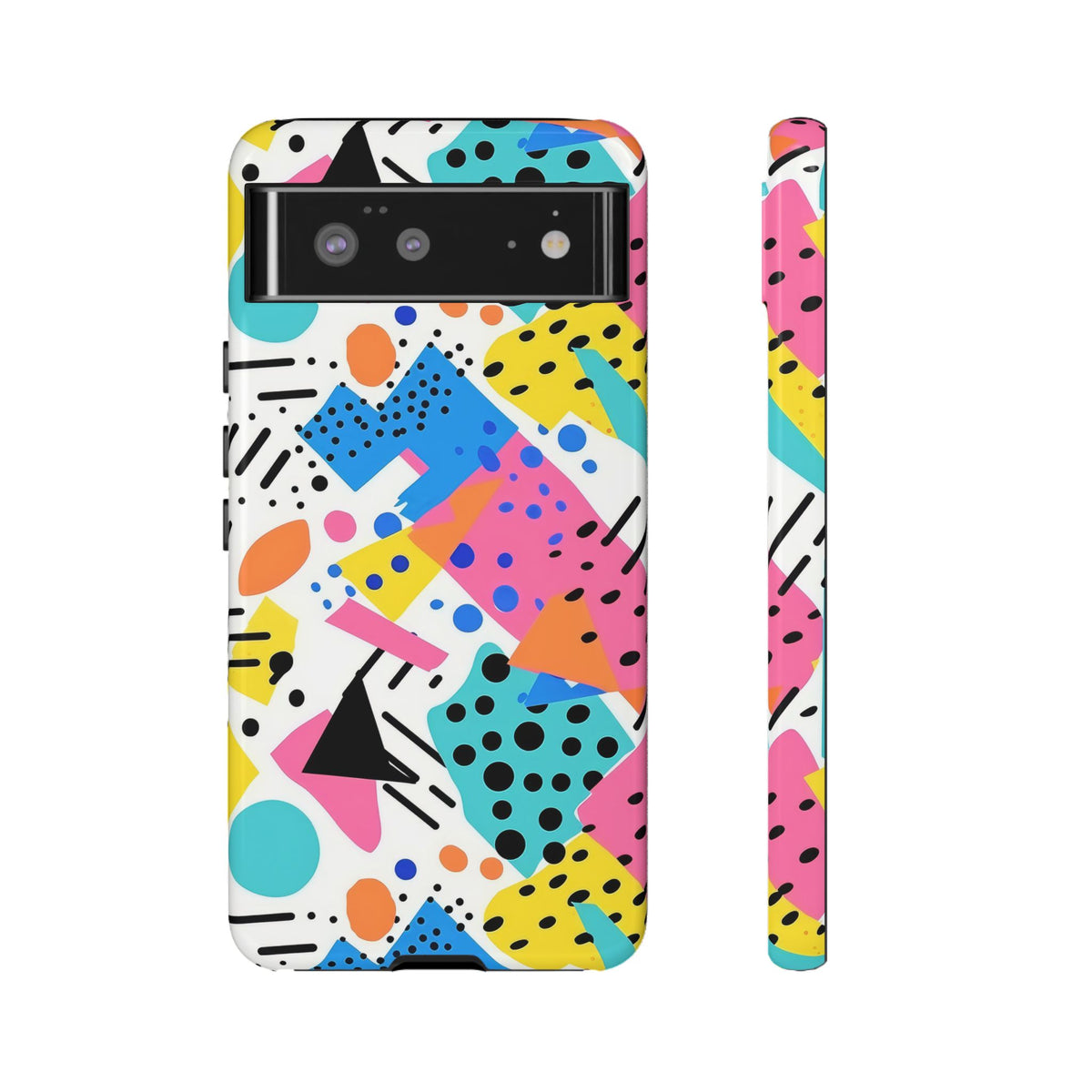 Bright Summer Memphis Design Phone Case – Vibrant and Playful Phone Cover