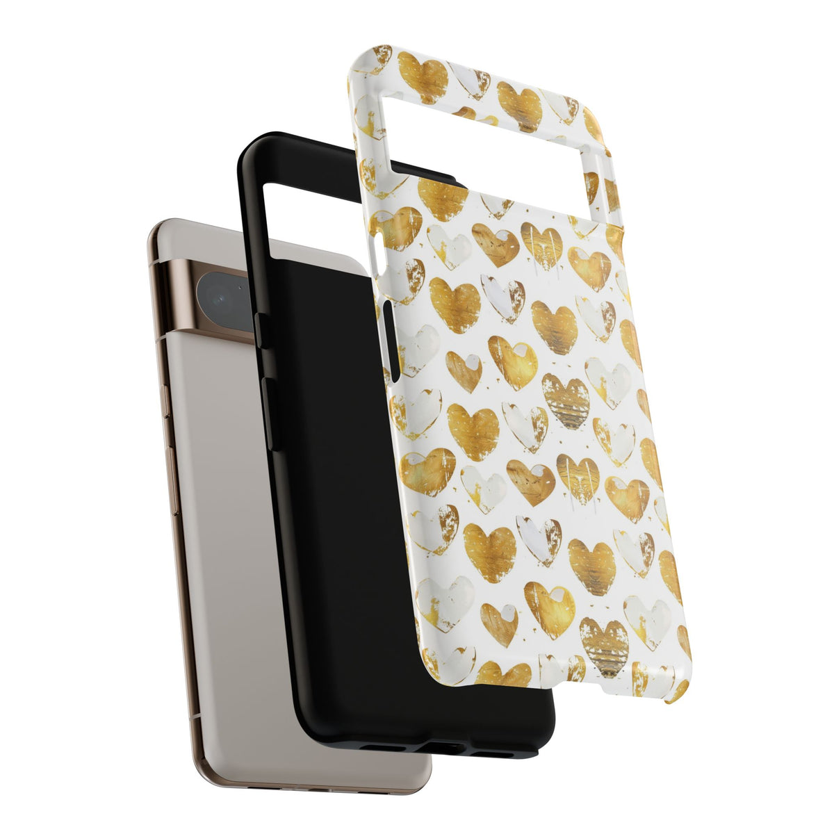 Heart Pattern Phone Case – Stylish & Loving Design for Your Device 369