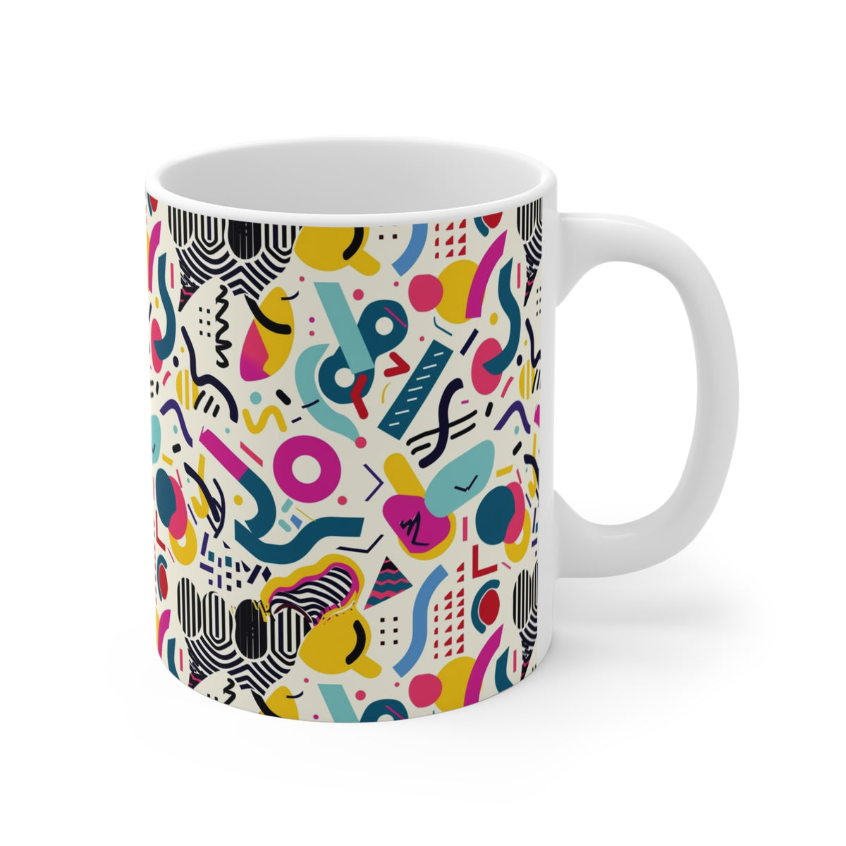 90s Retro Coffee Mug - Full Wrap Design 578