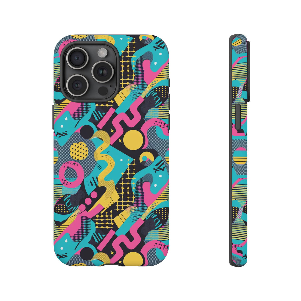 Retro 80s Seamless Phone Case – Vintage Style Meets Modern Protection 138