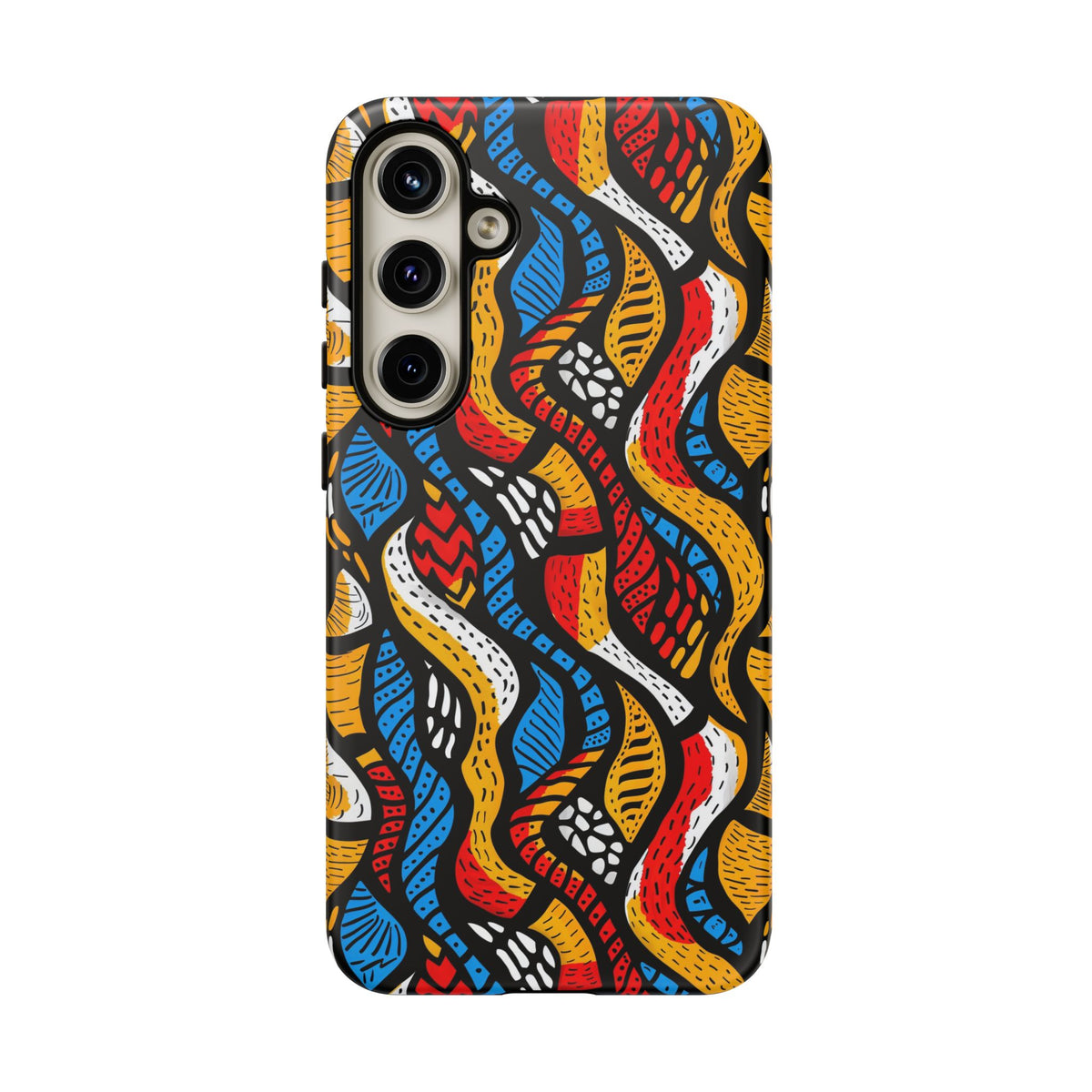 Stylish African Pattern Phone Case – Unique and Vibrant Protection 155