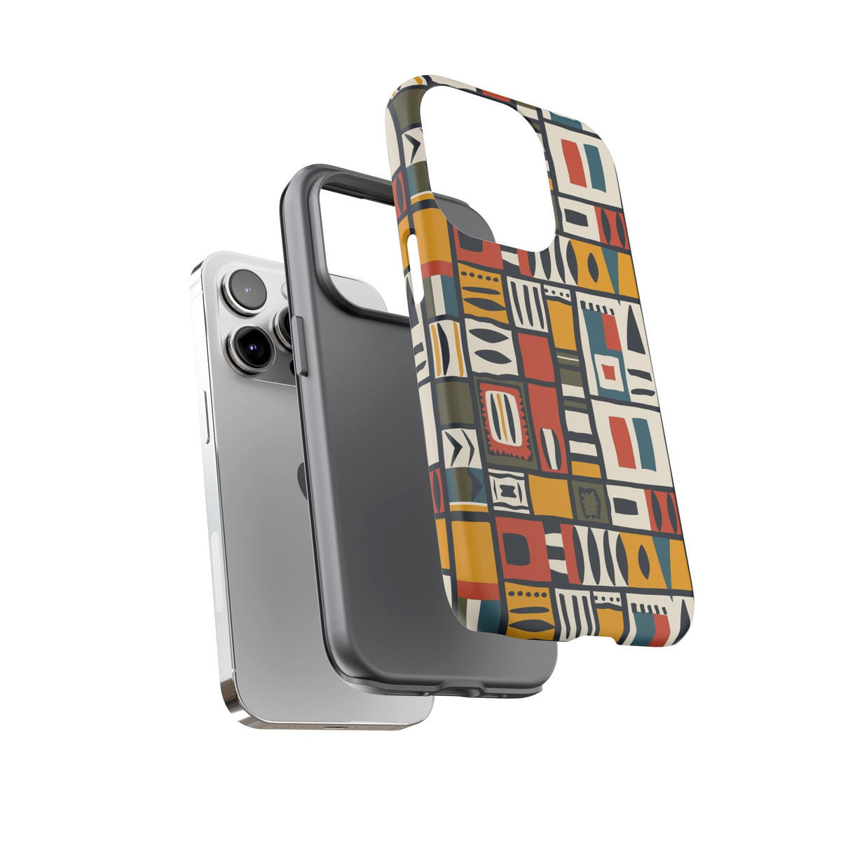 Stylish African Pattern Phone Case – Unique and Vibrant Protection 013