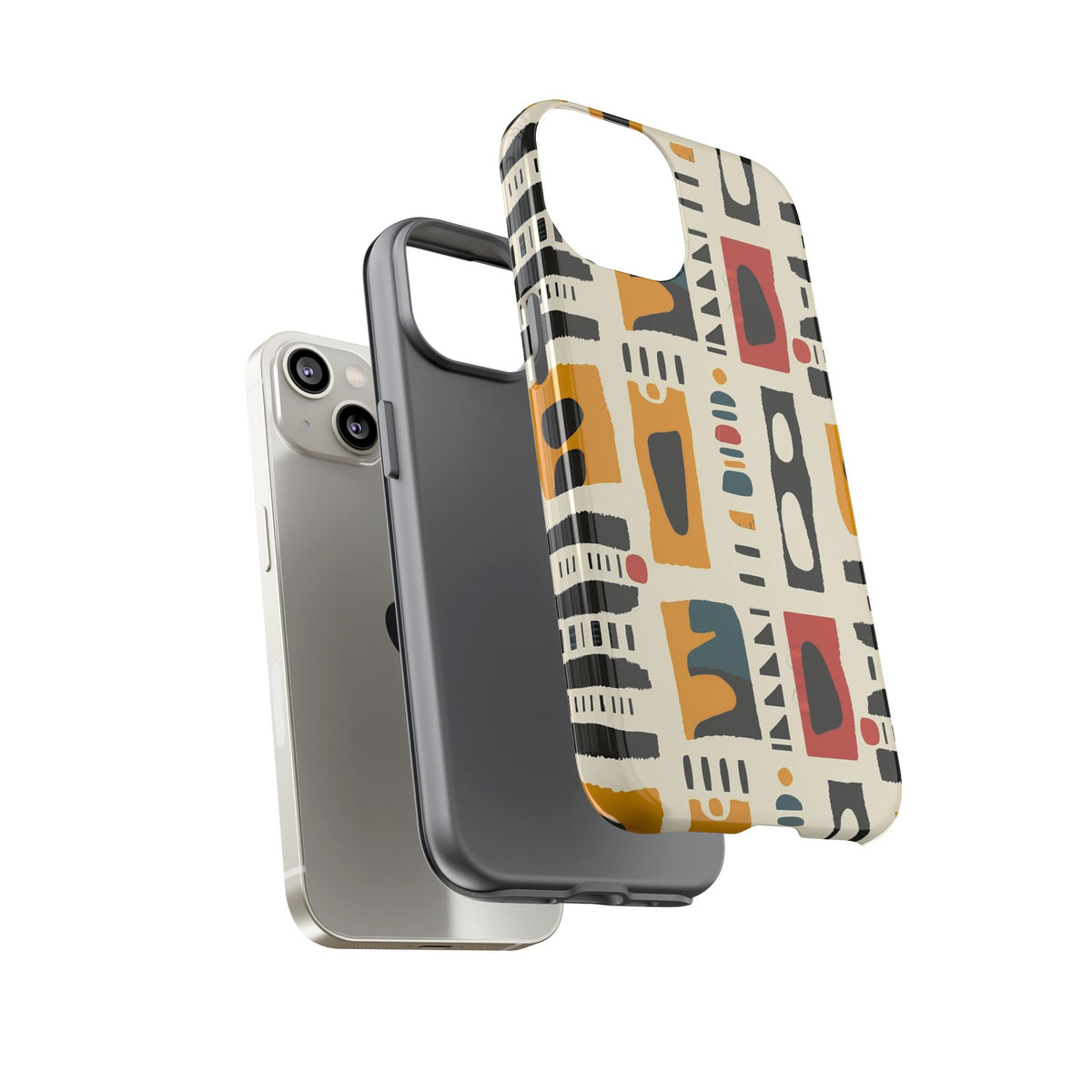 Stylish African Pattern Phone Case – Unique and Vibrant Protection 260